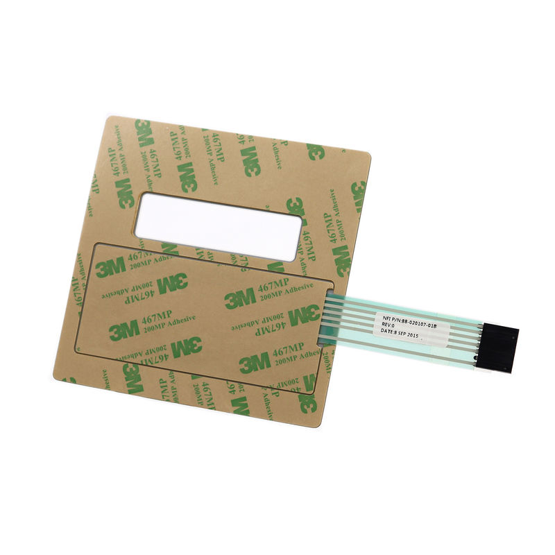 Kekuatan Aksi 100-500g Multicolor Membrane switch dalam persyaratan pelanggan